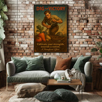 Dig for Victory WWII Propaganda Poster
