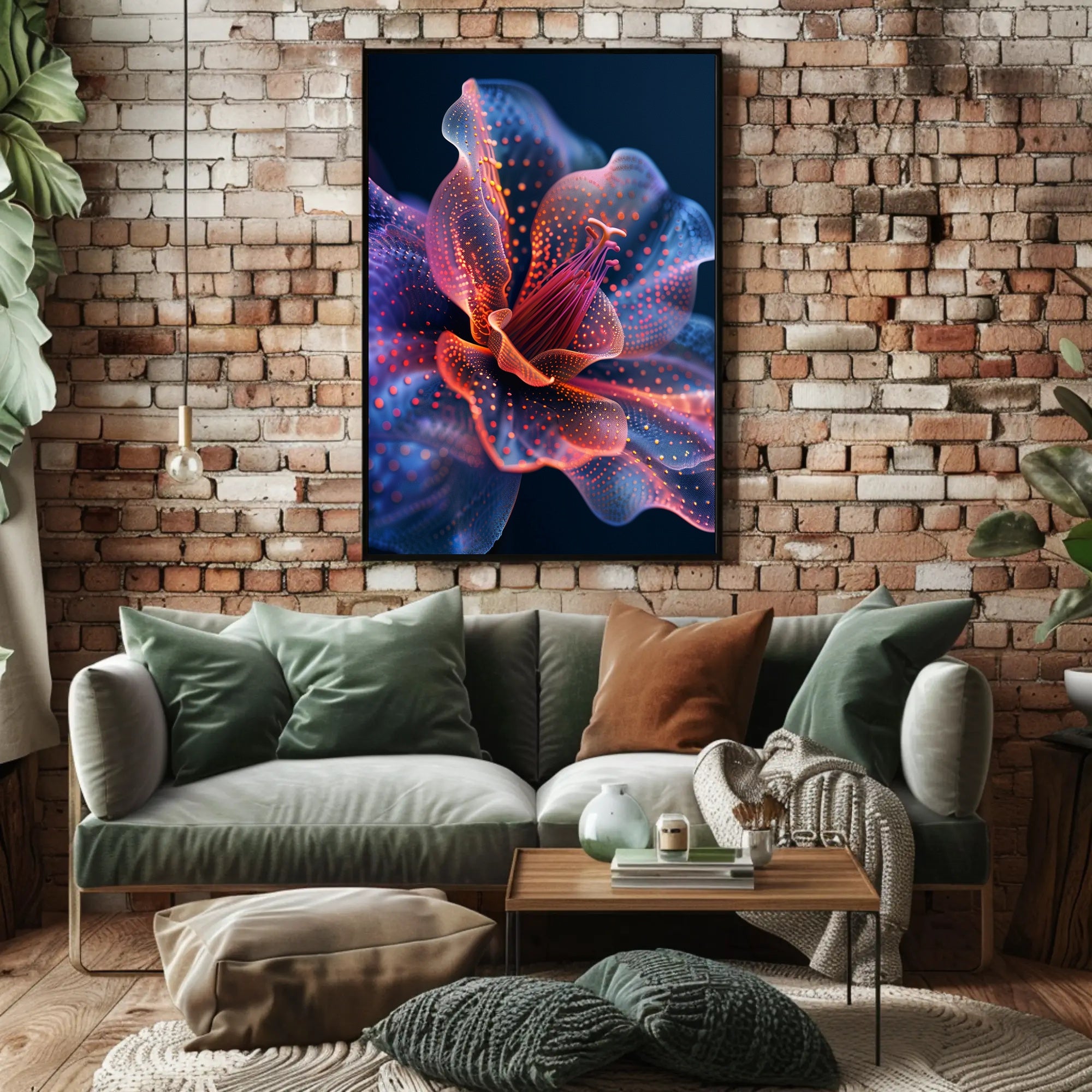 Neon Bloom Poster PosterGoat
