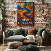 Vibrant New Orleans Poster