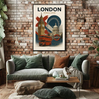 London Landmarks Poster