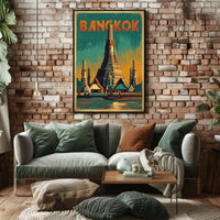 Bangkok Skyline Poster