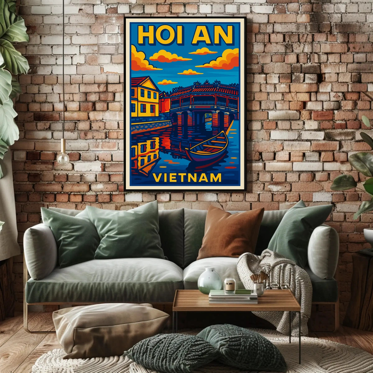 Hoi An Vietnam Travel Poster