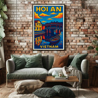 Hoi An Vietnam Travel Poster
