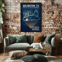Arlington, TX Home of the Dallas Cowboys Poster