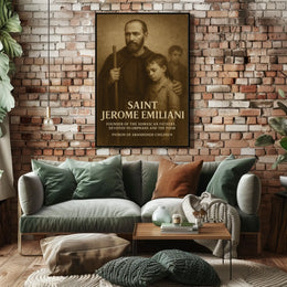 Saint Jerome Emiliani Patron Of Poster
