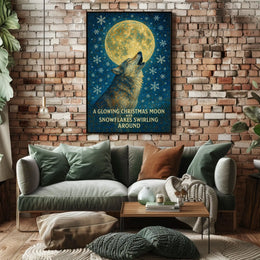Christmas Moon Poster