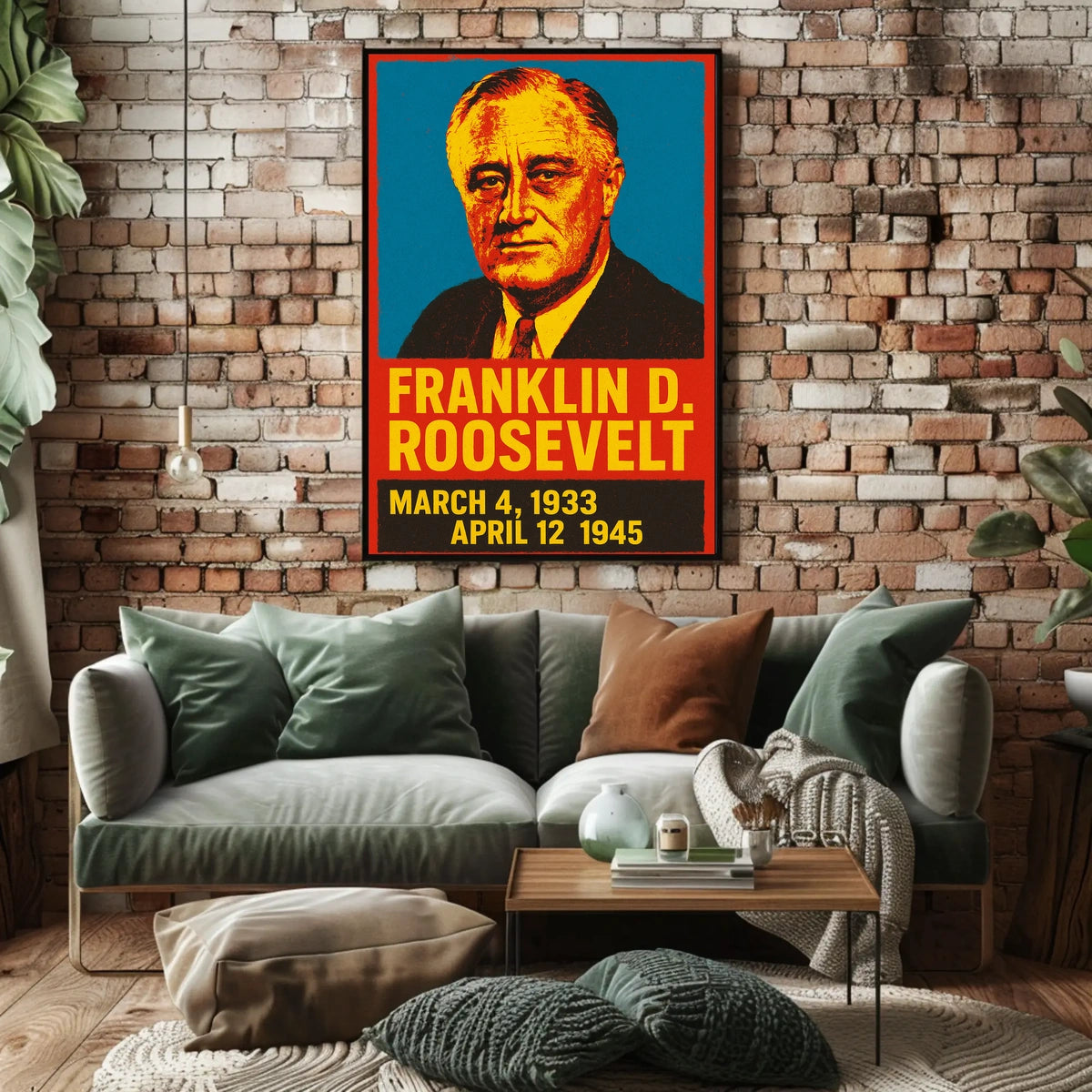 Franklin D. Roosevelt Presidential Poster