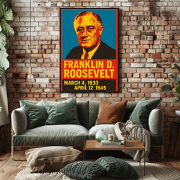 Franklin D. Roosevelt Presidential Poster