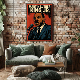 Martin Luther King Jr. Iconic Leader Poster