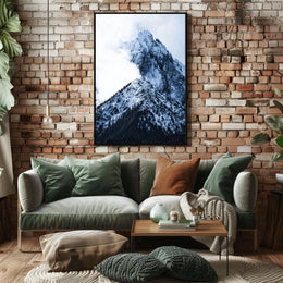 Majestic Snow-Capped Mountain Poster