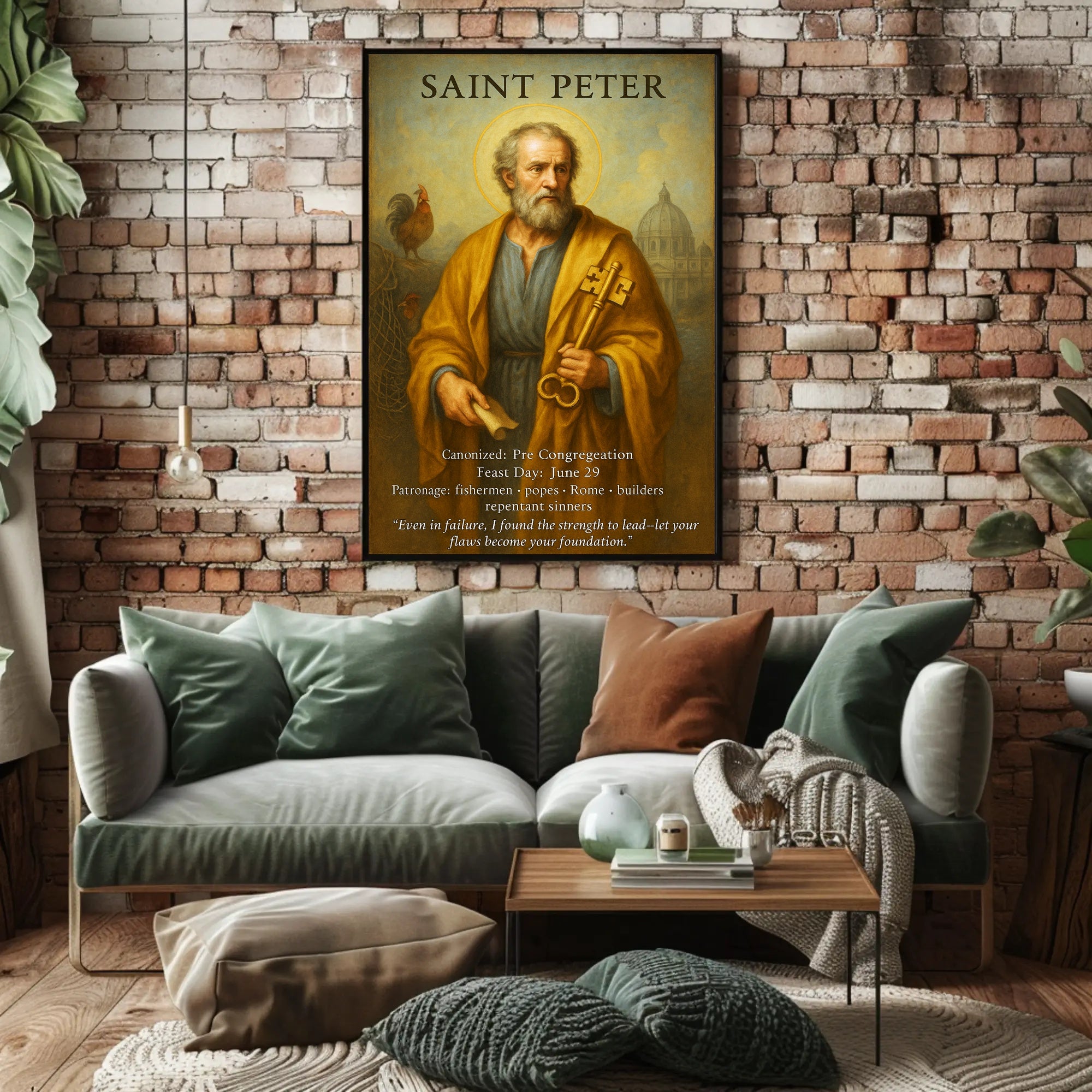 Saint Peter - The Rock of the Church Poster PosterGoat