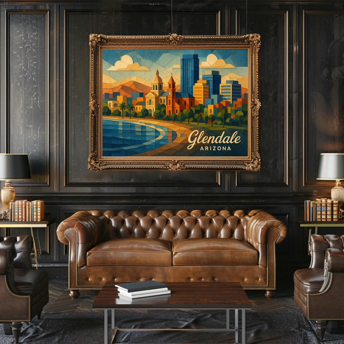 Glendale Desert City Photography Decor Poster