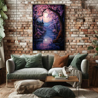 Enchanted Cherry Blossom Retreat Poster