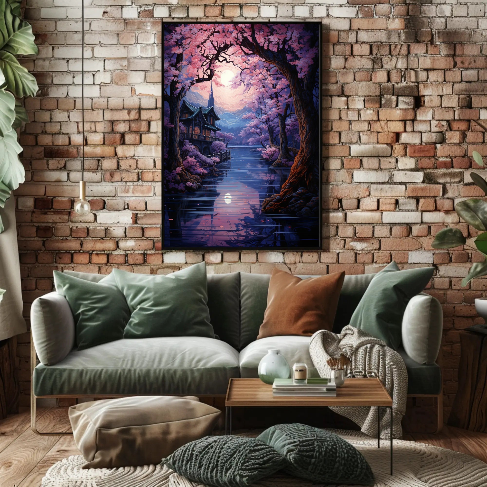 Enchanted Cherry Blossom Retreat Poster