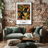 Vibrant Possum in Floral Wonderland Artistic Poster