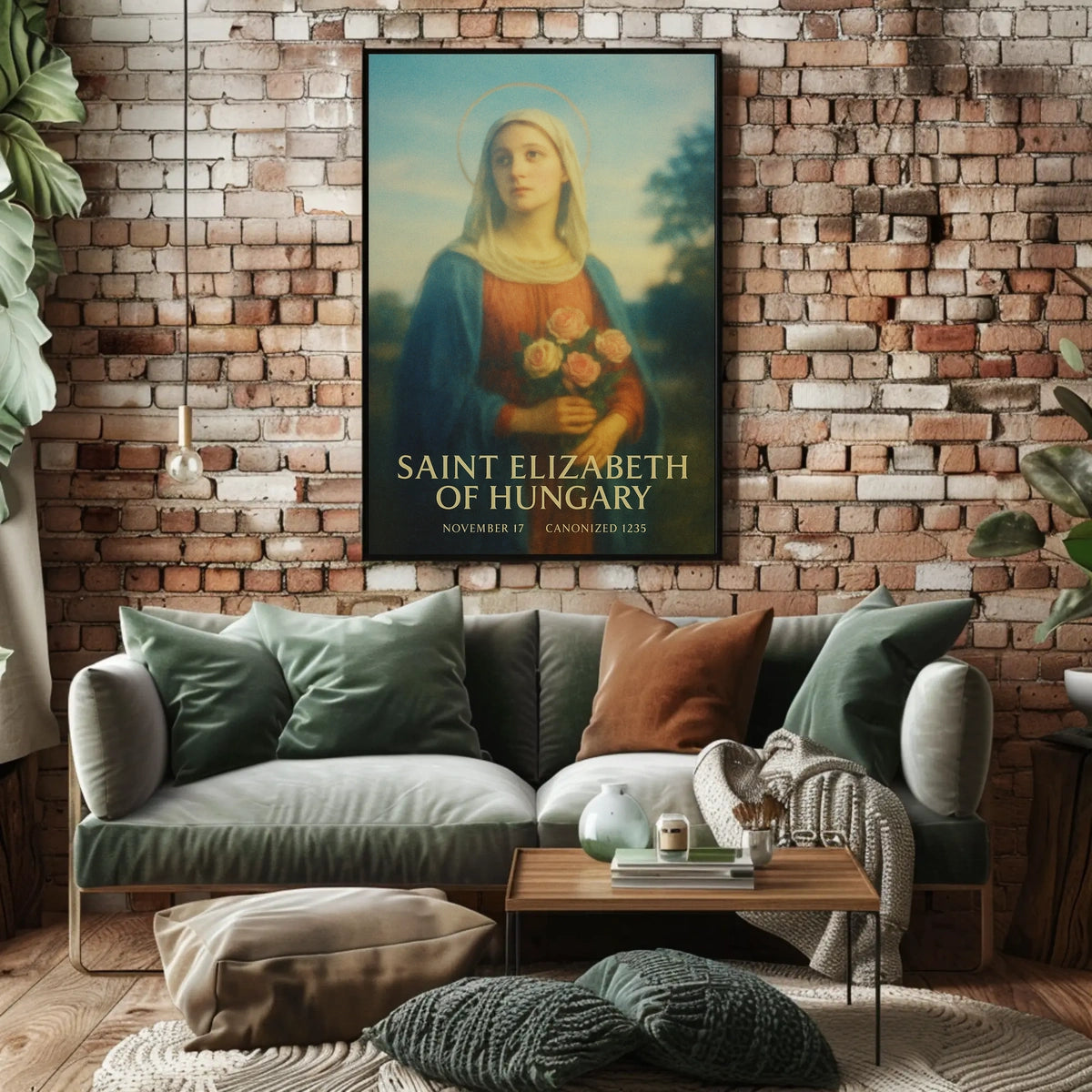 Saint Elizabeth Of Hungary Poster