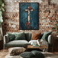 Roses and Thorns Gothic Design Artistic and Pop Culture Poster