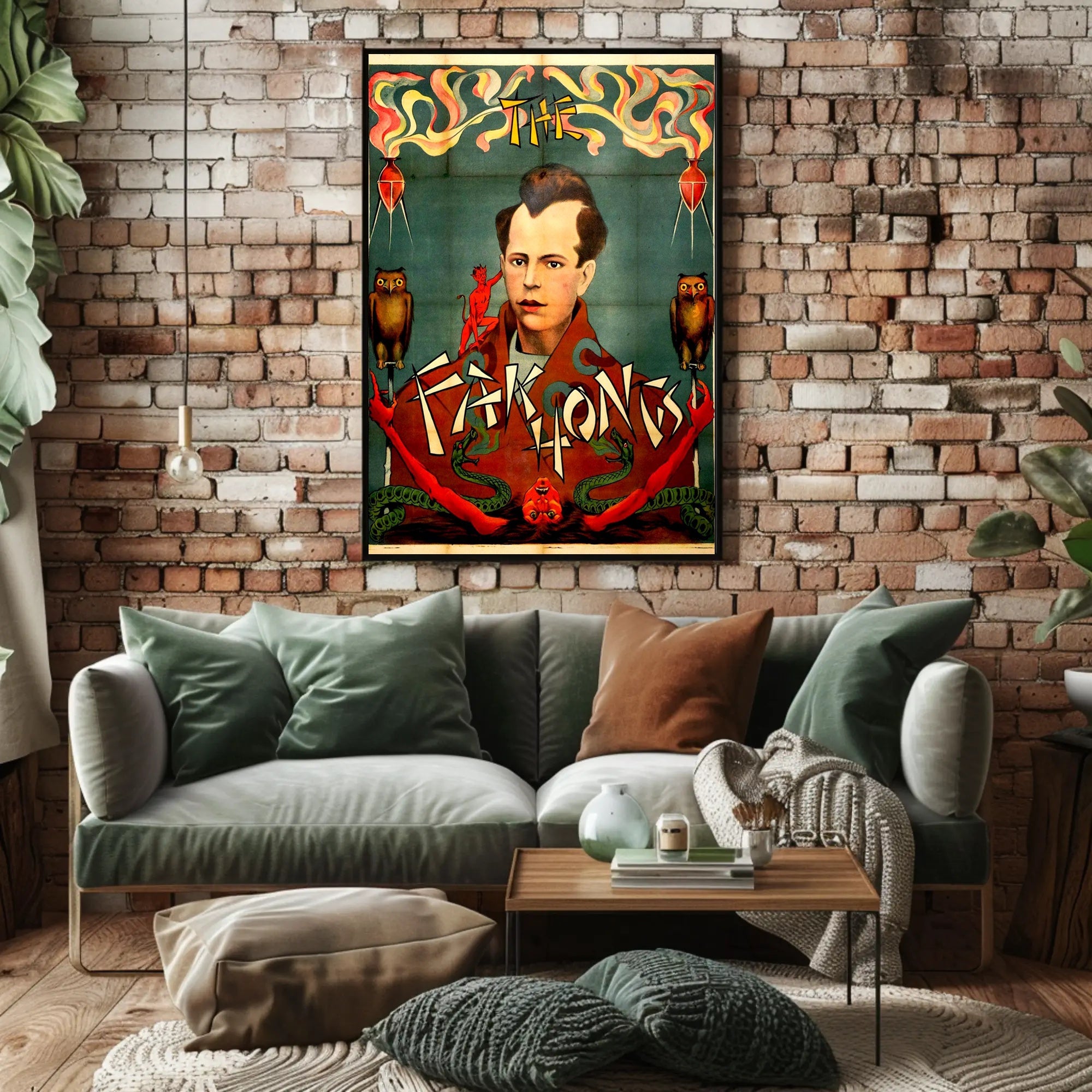 The Fak Hongs Magic Show Vintage Artistic Poster