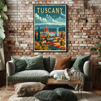 Tuscany Travel Poster