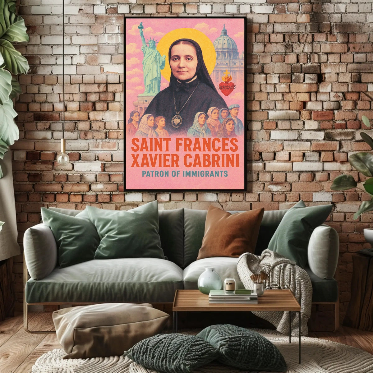 Saint Frances Xavier Cabrini Patron Of Poster
