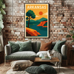 Arkansas Scenic Landscape Poster