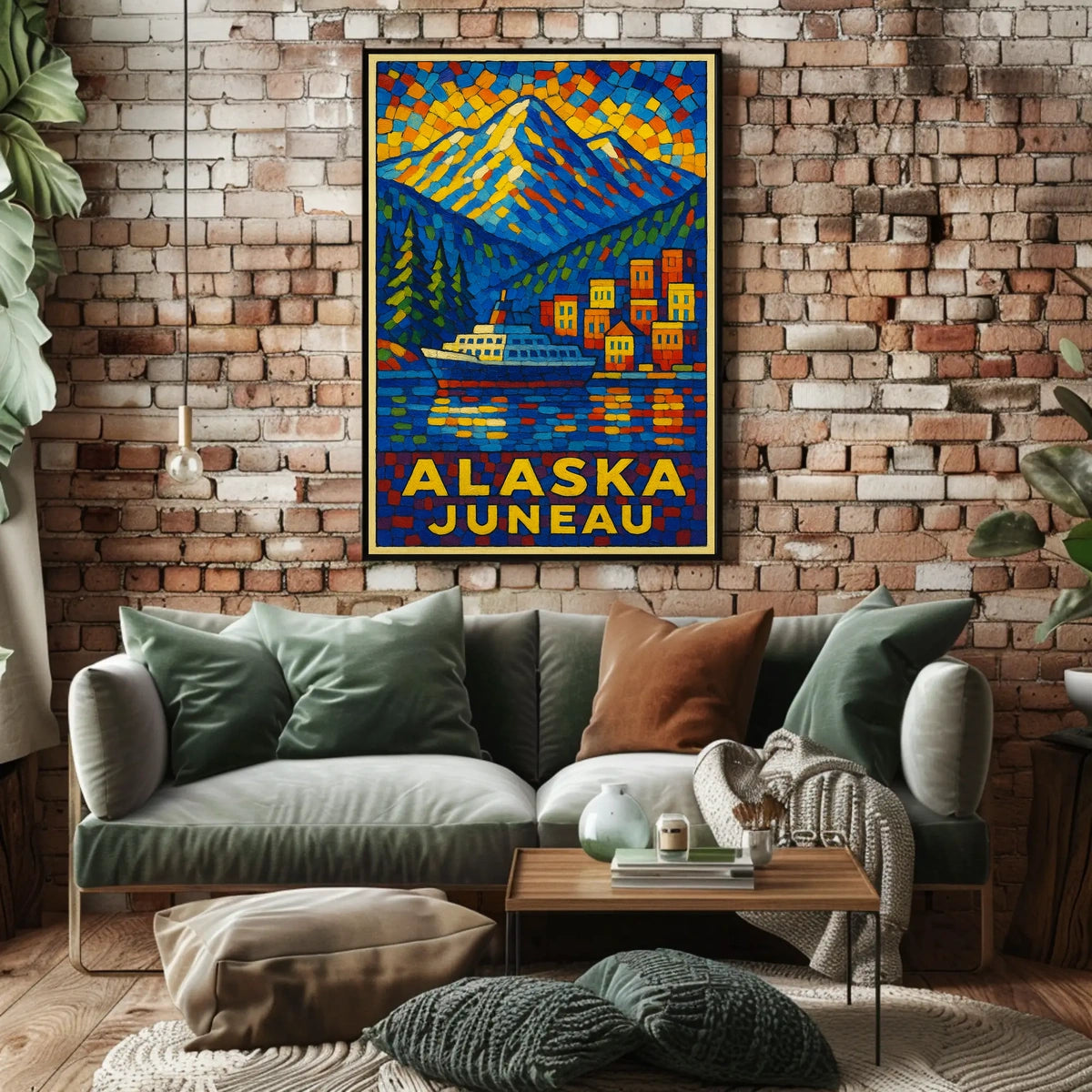 Alaska Juneau Travel Poster