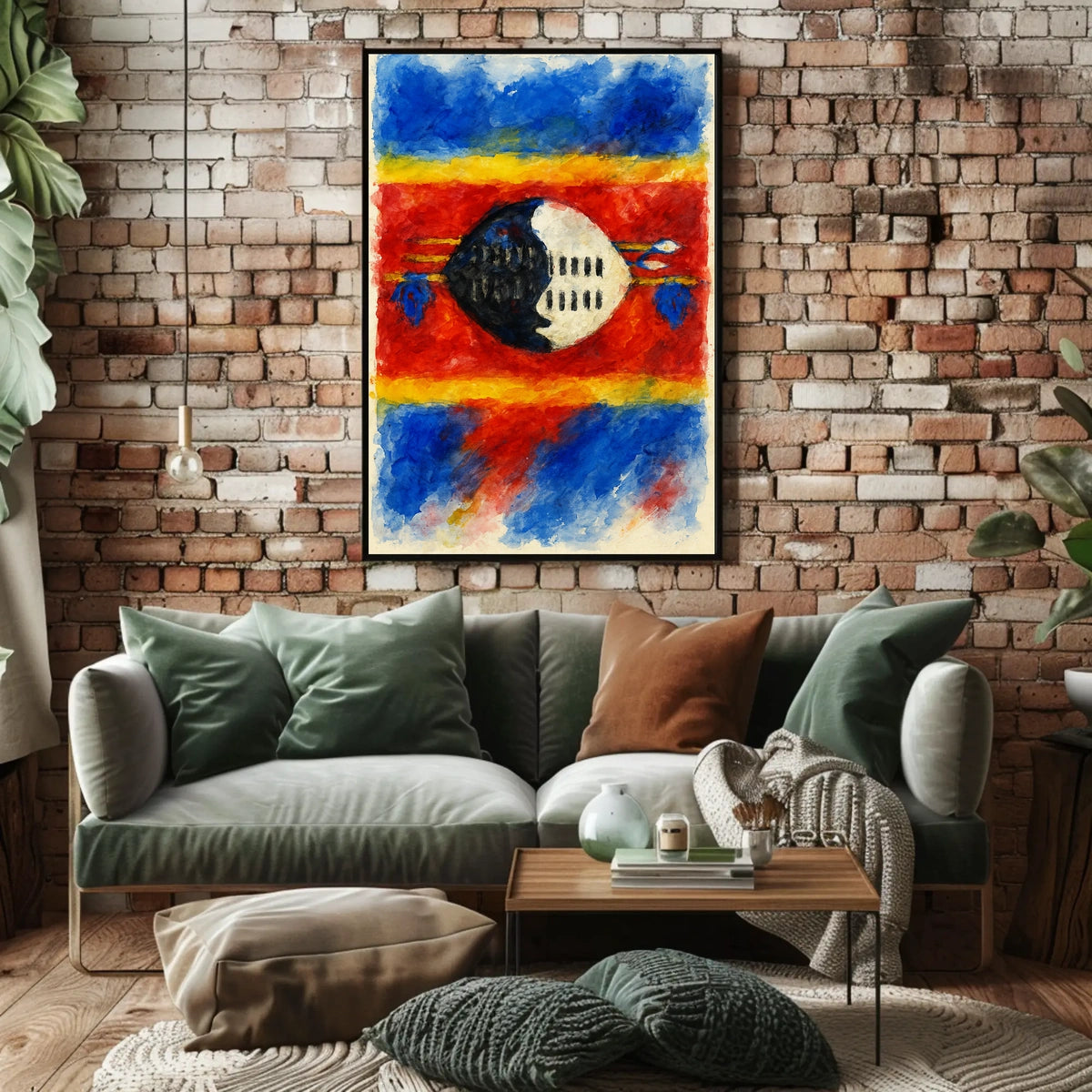 Vibrant Abstract Composition Abstract Poster
