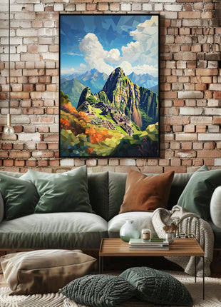 Machu Picchu Adventure Travel Poster
