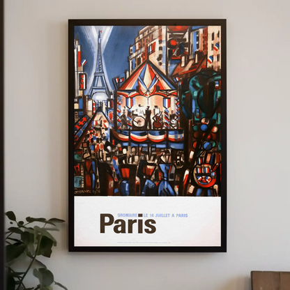 Paris – Bastille Day Celebration Poster