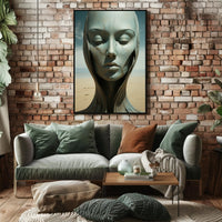 Ethereal Serenity In The Desert Poster