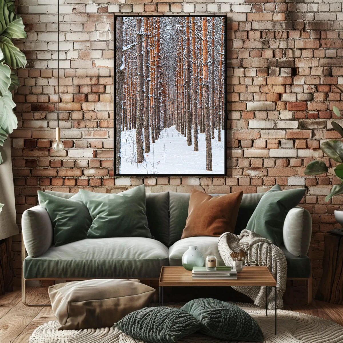 Winter Forest Serenity Poster