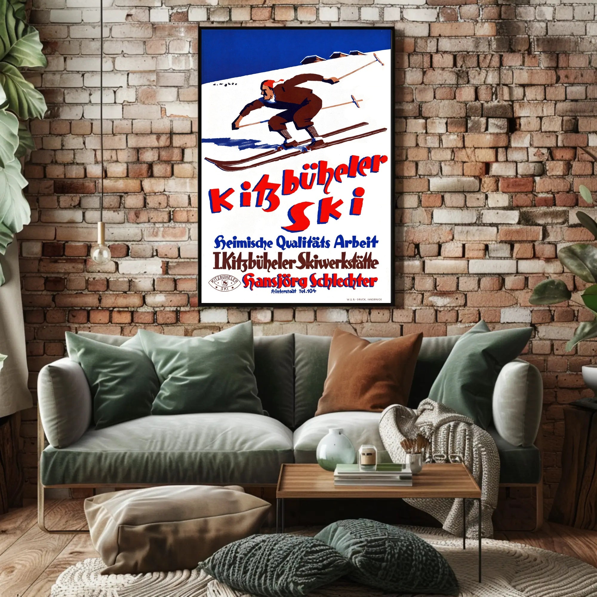 Kitzbüheler Ski Promotion Poster PosterGoat