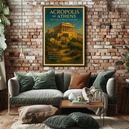 Acropolis Of Athens Poster