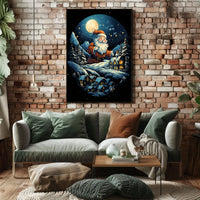 Enchanted Winter Wonderland Christmas Poster - Fantasy or Mythology Poster