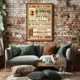 The Master Mentalist Neumann Vintage Entertainment Poster