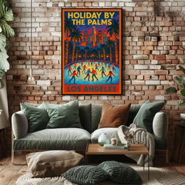 Holiday by the Palms Poster