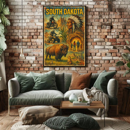 South Dakota Adventure Poster