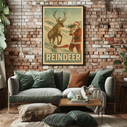 Reindeer Adventure Poster