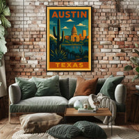 Austin, Texas Scenic Poster