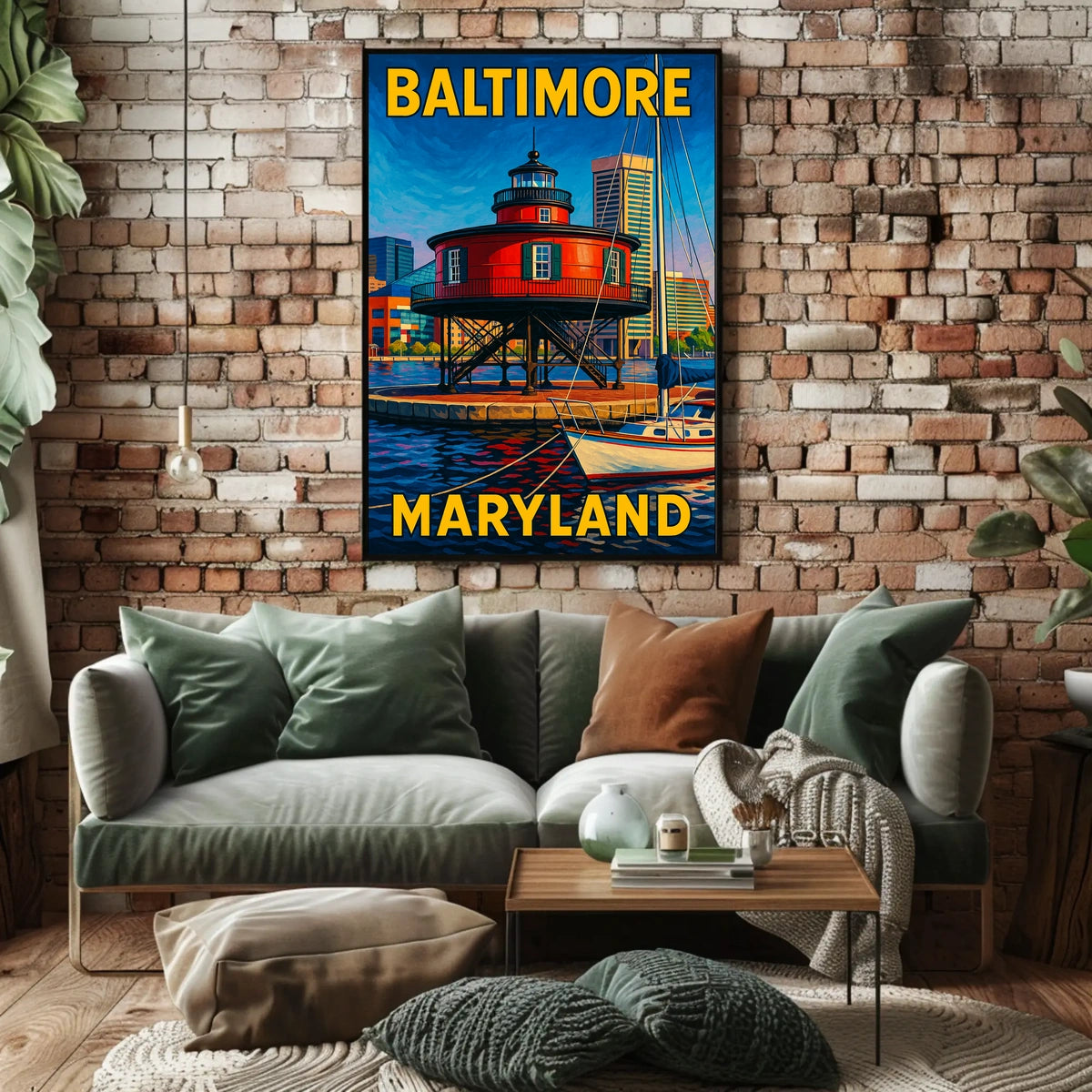 Baltimore Harbor Lighthouse Poster