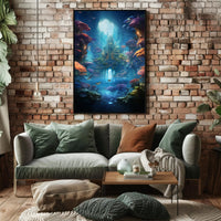 Enchanted Underwater City Poster