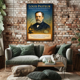 Louis Pasteur Pioneer of Modern Microbiology Poster PosterGoat