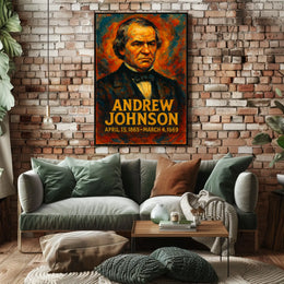 Andrew Johnson 17Th President Poster