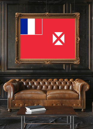 Wallis and Futuna Flag Patriotic Display Country Flag Poster