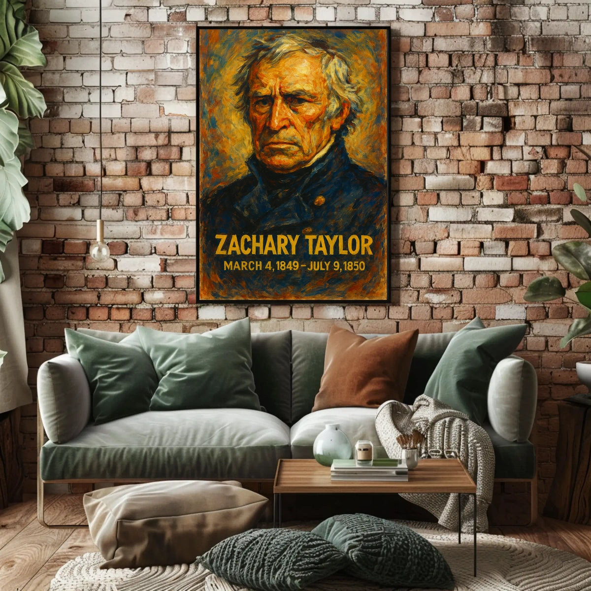 Zachary Taylor 12Th President Poster