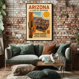 Grand Canyon Natural Wonder Art Poster