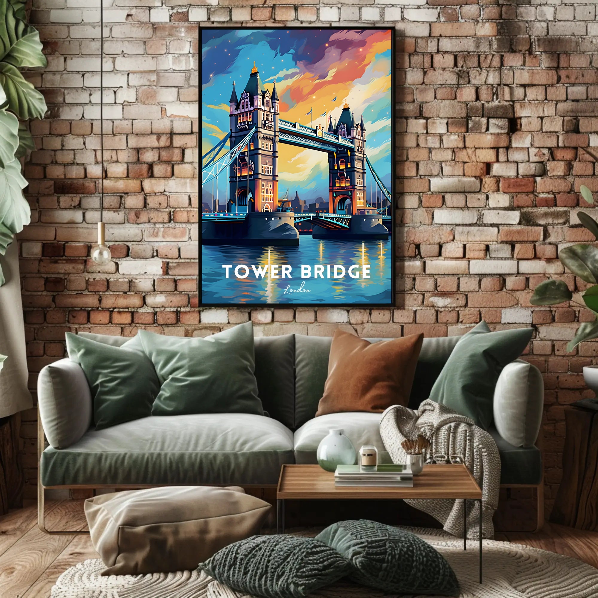 Tower Bridge Dreamscape London Urban or Cityscape Poster