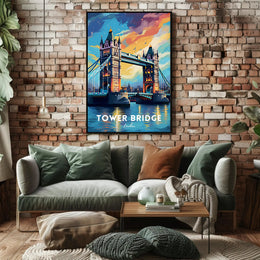 Tower Bridge Dreamscape London Urban or Cityscape Poster