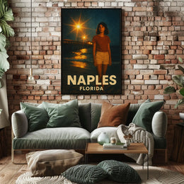 Naples, Florida Nighttime Serenity Poster
