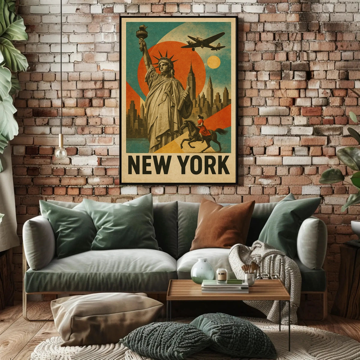 New York Iconic Imagery Poster